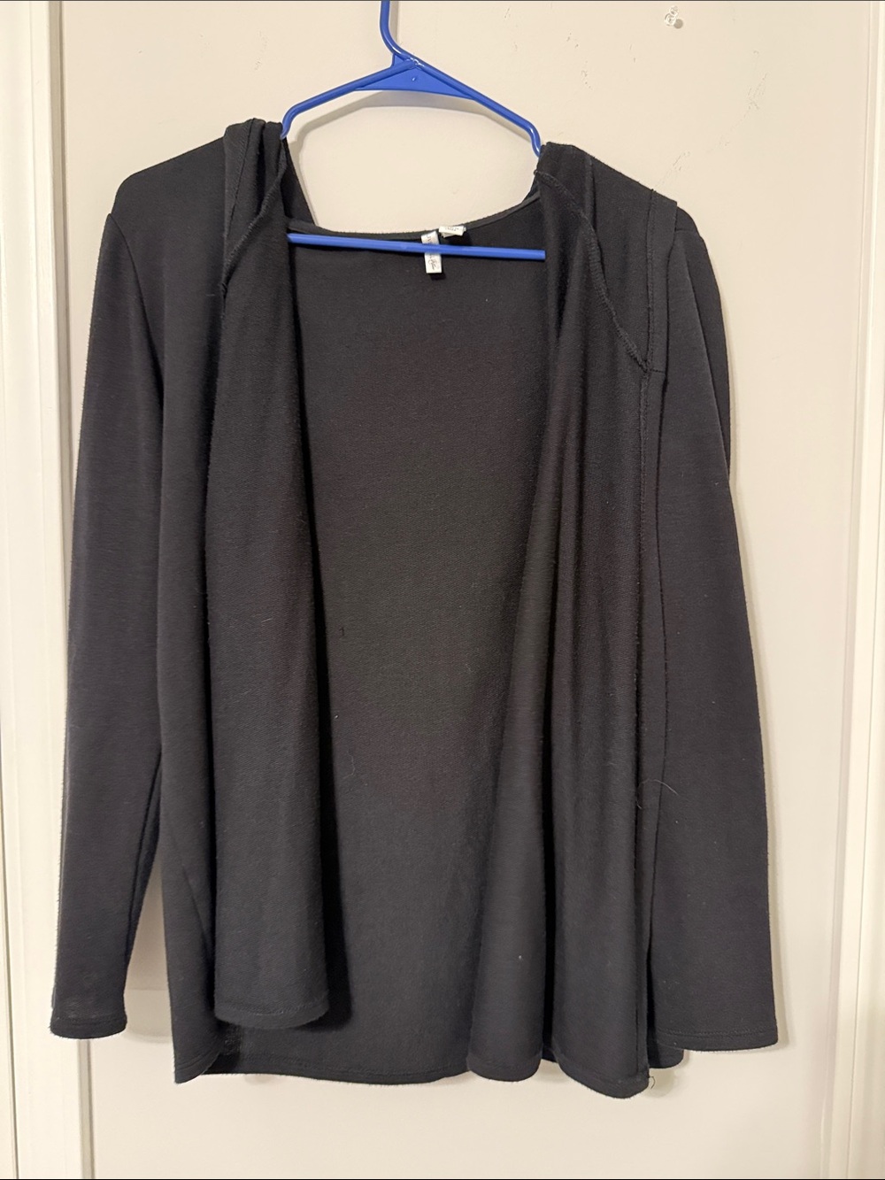 Black Cardigan with hood